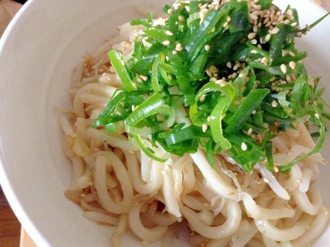 和風★カリカリじゃことシャキシャキねぎの♡焼うどん